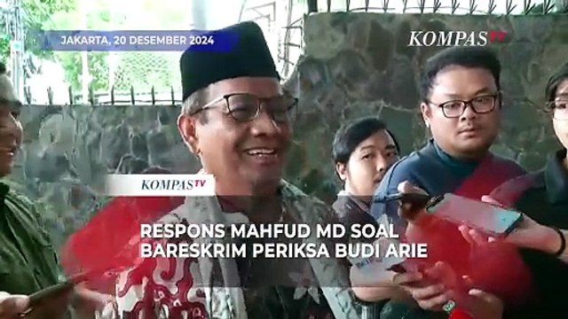 Respons Mahfud MD soal Budi Arie Diperiksa Bareskrim terkait Dugaan Korupsi di Kasus Judol Komdigi