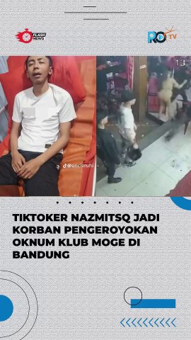Parah! TikToker Nazmitsq Jadi Korban Pengeroyokan Oknum Klub Moge di Bandung