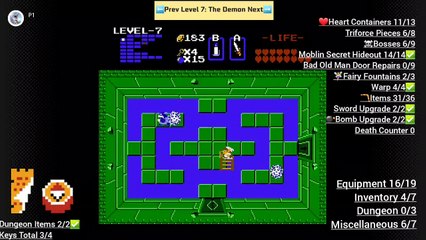 The Legend of Zelda Nes Walkthrough Part 8 100%
