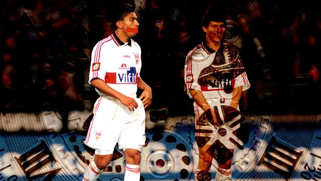 Als sich Giovane Elber selbst den Mund zuklebte