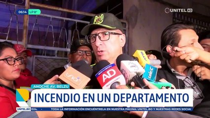 Se presume que un cortocircuito fue lo que provocó el incendio en un departamento que dejó tres heridos