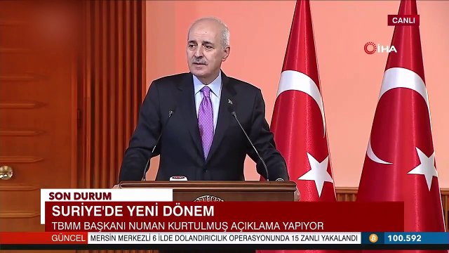 Numan Kurtulmuş’tan sürpriz hamle! TBMM’de 'Suriye Dostluk Grubu' yolda