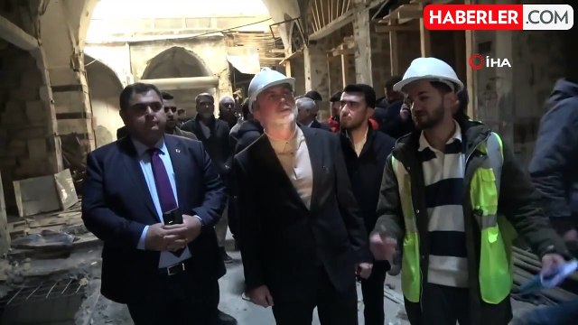 Kahramanmaraş Kapalı Çarşısı'nda Restorasyon Çalışmaları Devam Ediyor