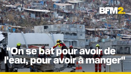 "C'est toujours le chaos": le témoignage sur BFM2 d'un habitant de Mamoudzou, à Mayotte