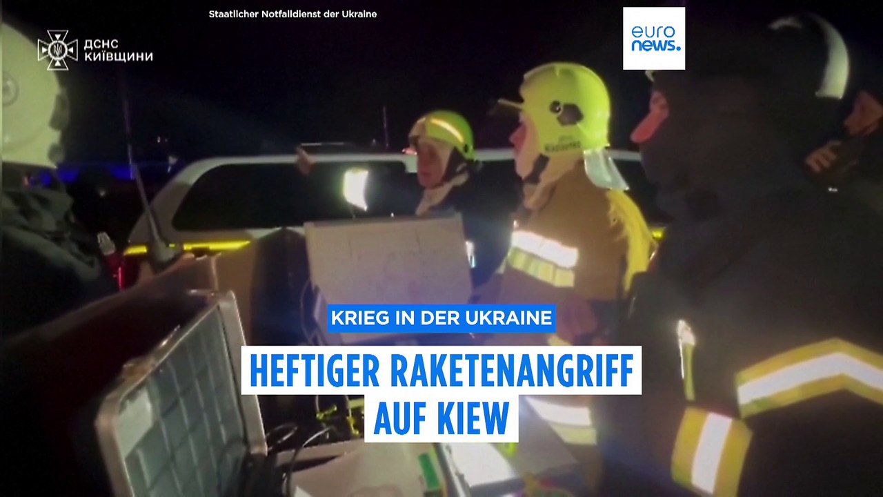 Schwerer Raketenangriff auf Kiew