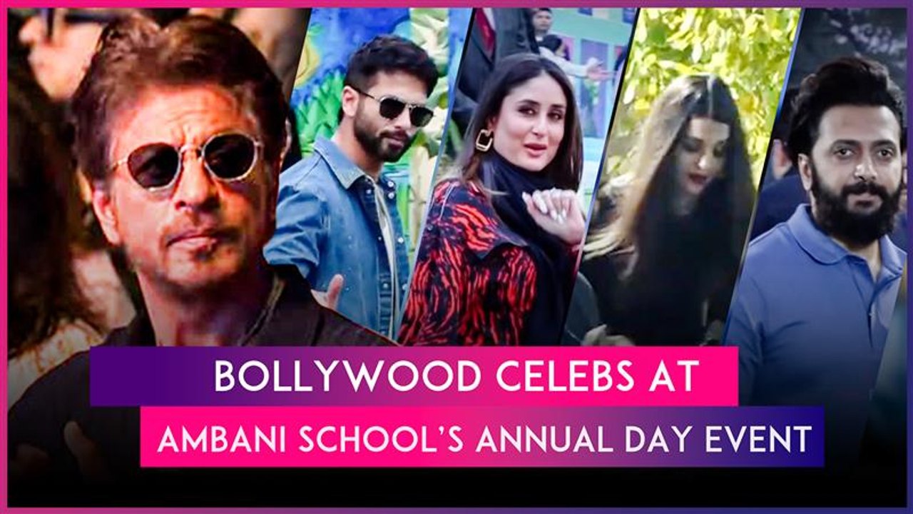 Shah Rukh Khan, Aishwarya Rai Bachchan & More B-Town Celebs Grace Ambani School’s Annual Day Event