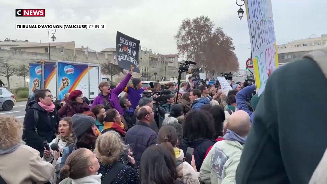 Procès des viols de Mazan : tensions et manifestations devant le tribunal au moment du verdict