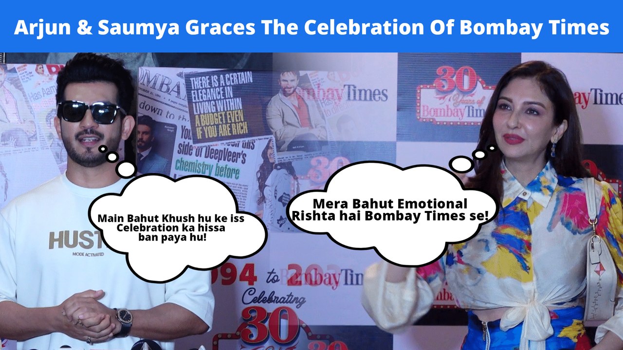 Arjun Bijlani And Saumya Tandon Join Bombay Times' 30-Year Celebration!