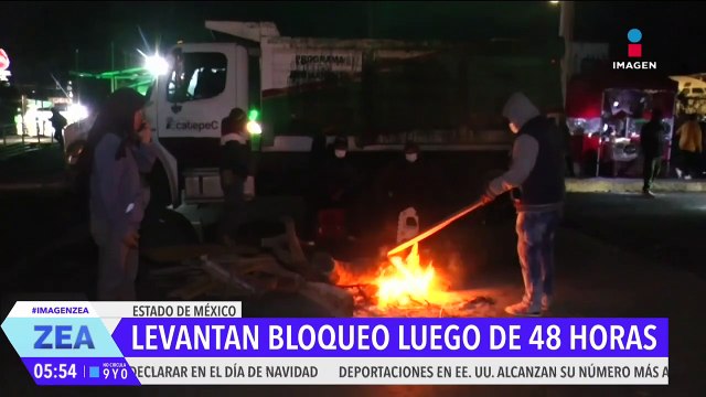 Trabajadores de Ecatepec levantan bloqueo casi 48 horas después
