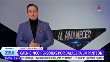Caen cinco personas por la balacera en un panteón en Monterrey, Nuevo León