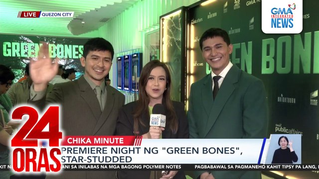 Premiere night ng Green Bones , star-studded | 24 Oras