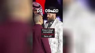 Fury v Usyk's INCREDIBLE 11 minute stare down