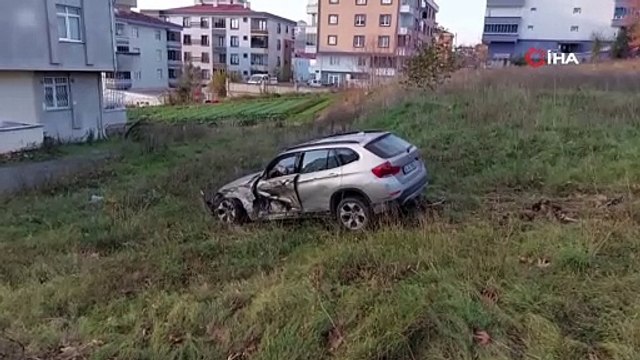 Yine aynı yer yine kaza: 1 yaralı