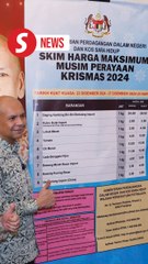 14 items come under Christmas price control scheme from Dec 23