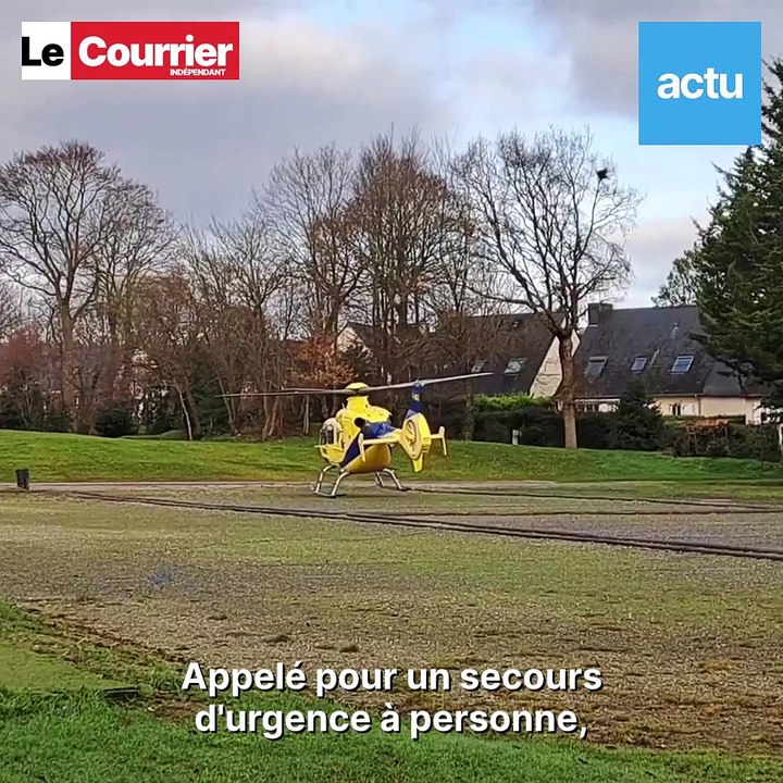 L'hélico du Samu 22 redécolle de Loudéac