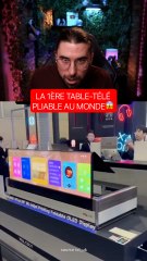 LA 1ÈRE TABLE-TÉLÉ PLIABLE AU MONDE😱