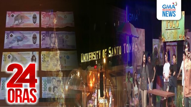 24 Oras: (Part 3) Grupong ATOM, pinuna ang bagong disenyo ng pera; Annual Paskuhan sa UST; Media conference para sa Mga Batang Riles , atbp.
