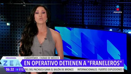 Detienen a seis franeleros en la alcaldía Cuauhtémoc, CDMX