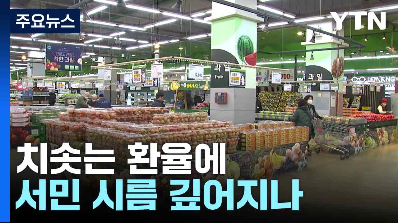 치솟는 환율에 서민 시름 깊어지나...소비 냉각 우려 / YTN