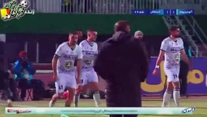 گل دوم بازی آلومینیوم و استقلال
