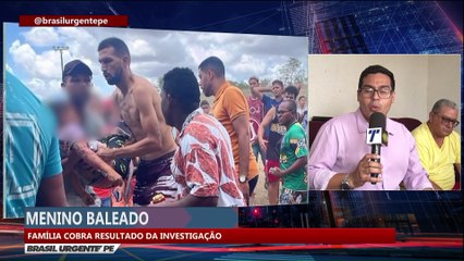 Menino baleado família cobra resultados da investigação