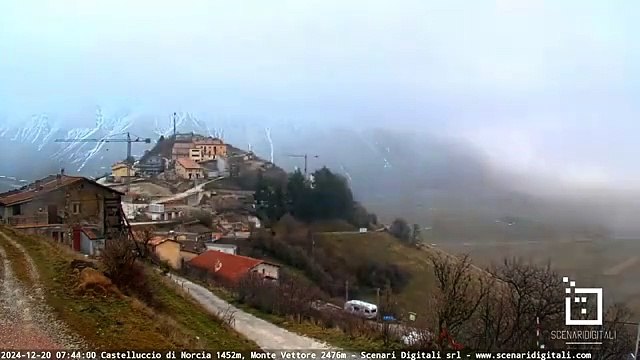 Natale con la neve sui Monti Sibillini