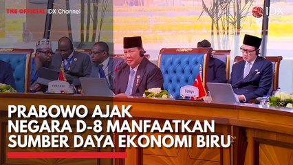 Prabowo Ajak Negara D-8 Manfaatkan Sumber Daya Ekonomi Biru