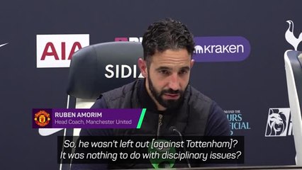 Amorim confirms Rashford available for Bournemouth clash