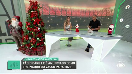 Vasco anuncia Fábio Carille e começa a se reforçar para 2025; Gabi Guimarães e Denílson comentam