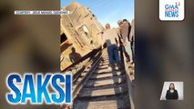 Tren, nadiskaril matapos sumalpok sa truck; 2 patay, 3 sugatan | Saksi