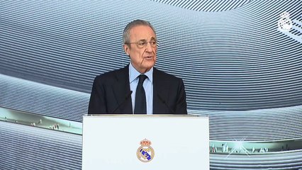 El discurso de Florentino en la comida de Navidad del Real Madrid