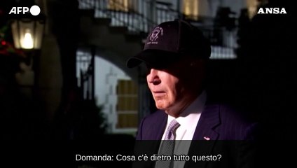 Biden: "Molti droni sono autorizzati, finora nessun pericolo"