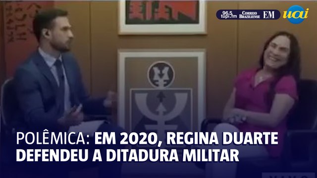 Após elogiar Ainda estou aqui , volta a viralizar vídeo de Regina Duarte defendendo a ditadura militar