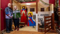 Lego-loving couple use more than half a million bricks on Nativity scene