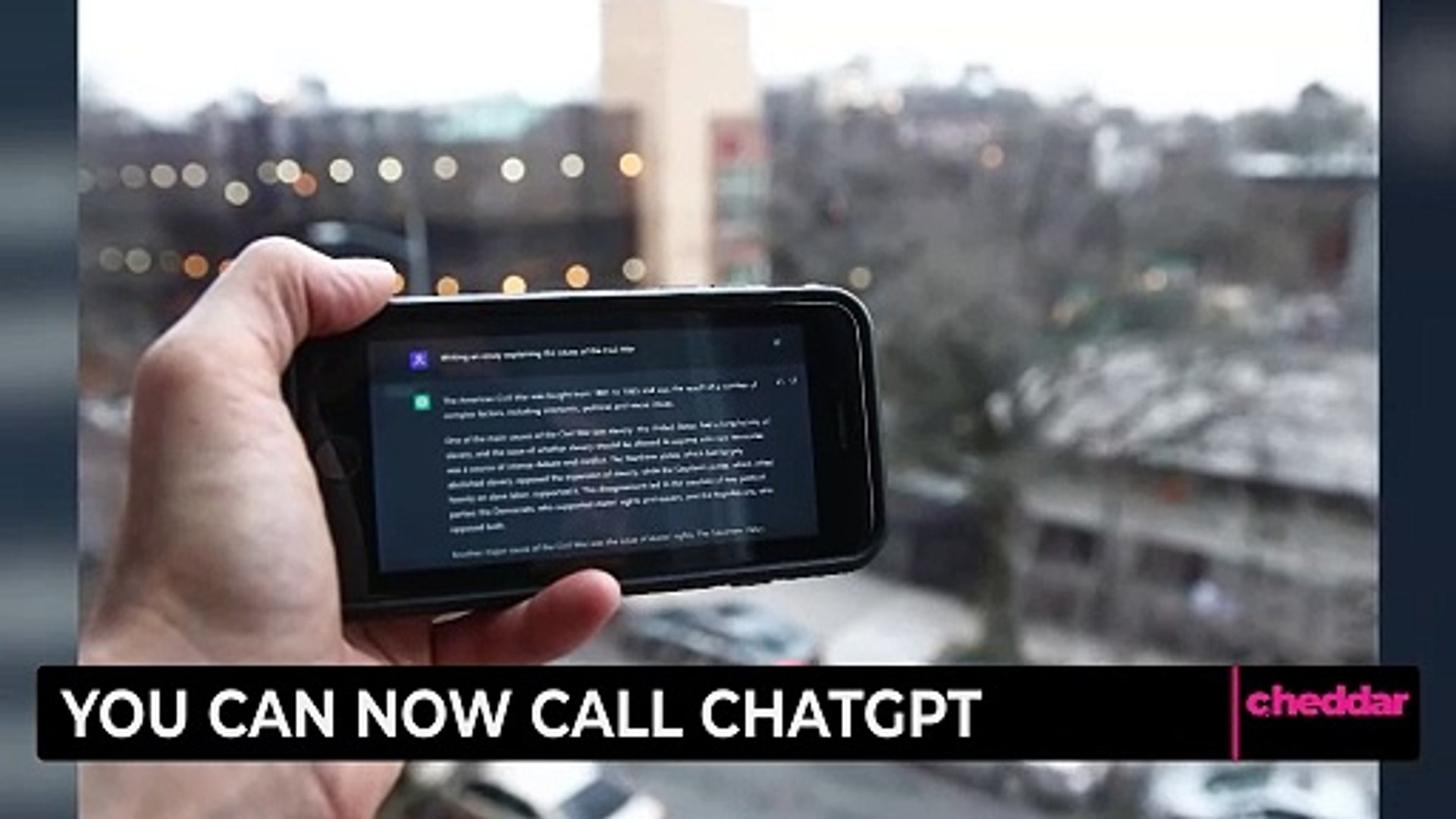 You Can Now Call ChatGPT