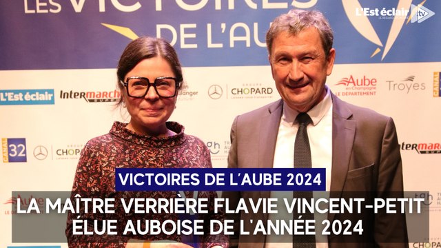 Flavie Vincent-Petit élue Auboise de l'année 2024 lors des Victoires de l'Aube