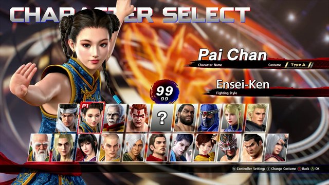 Virtua Fighter 5 R.E.V.O. - Pai Chan Gameplay (4K/60fps)