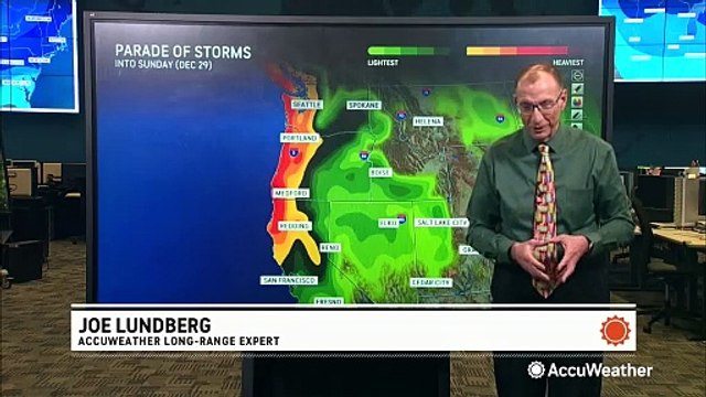 Look ahead: Wintry Christmas Eve for Northeast; Storms in West