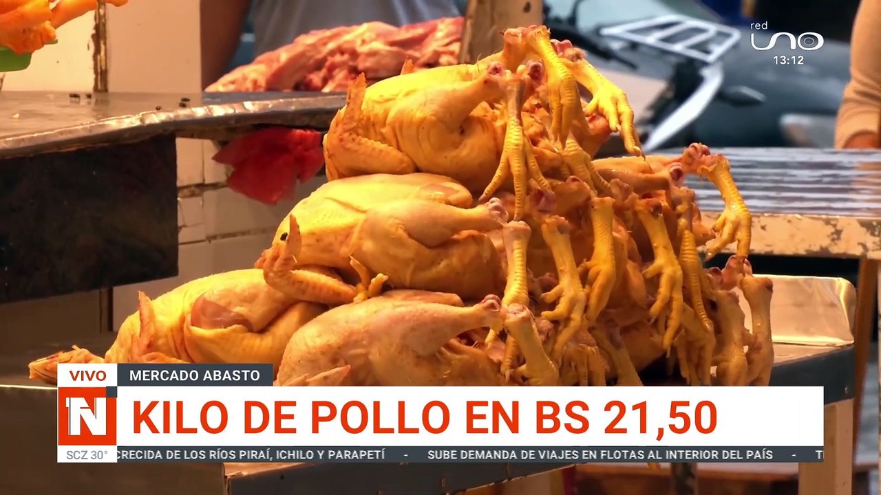El precio del pollo sigue subiendo en el Mercado Abasto