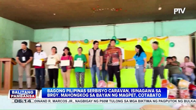Bagong Pilipinas Serbisyo Caravan, isinagawa sa Brgy. Mahongcog sa bayan ng Magpet, Cotabato
