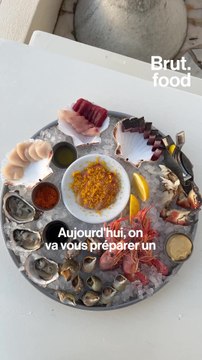 Brut Food : un plateau de fruits de mers qui change avec Sylvain Roucayrol