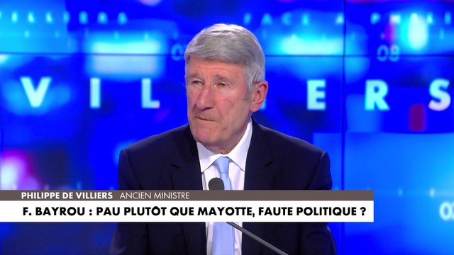 Philippe de Villiers : «François Bayrou a commis une faute»