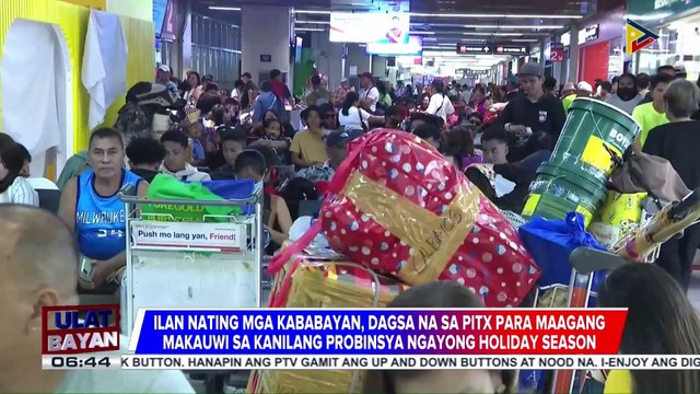 Ilan nating kababayan, dagsa na sa PITX para maagang makauwi sa kanilang mga probinsya ngayong holiday season