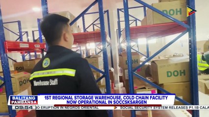 1st regional storage warehouse, cold chain facility now operational in SOCCSKSARGEN