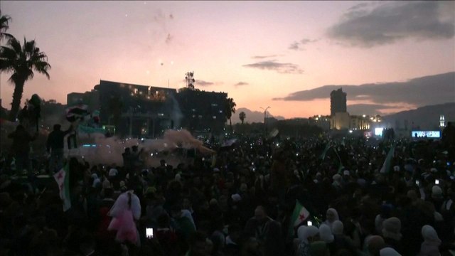 Syrians celebrate fall of Assad regime