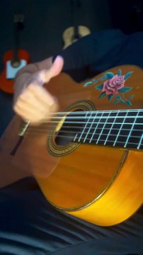 How to play Spanish guitar strumming pattern tuto tutorial