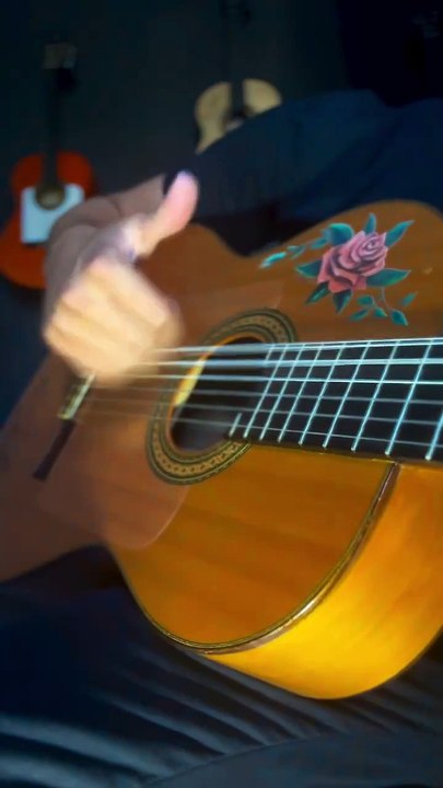 How to play Spanish guitar strumming pattern tuto tutorial