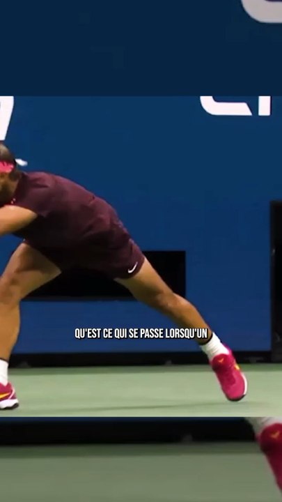 Quand un joueur de tennis se casse le nez #sport #tennis