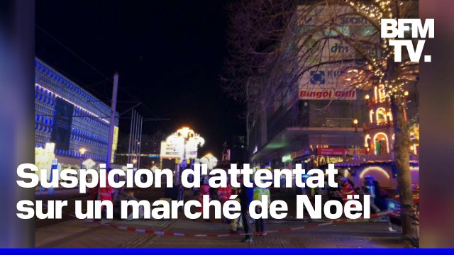 Allemagne: une voiture percute la foule d'un marché de Noël, un attentat suspecté