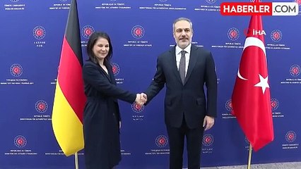 Hakan Fidan, Alman mevkidaşı Baerbock ile görüştü